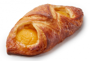 Apricot and Vanilla Cream Pastry 130g (butter dough)